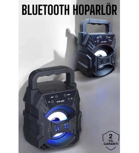 Taşınabilir Bluetooth Hoparlör Led Işıklı Uzun Pil Ömrü
