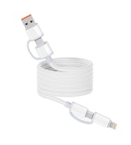 Zore Spiral Magnetik Örgülü Tasarım 4in1 A+C to C+L Kablo 1M