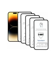 Apple Uyumlu iPhone 14 Pro İle Ekran Koruyucu Tam Kaplayan 5li Set