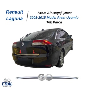 Renault Laguna Krom Bagaj Alt Çıtası 2008 ve üzeri P.ÇELİK