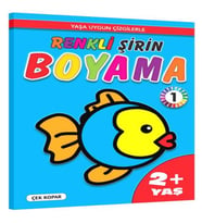 Renkli Şirin Boyama -1 (2+Yaş)