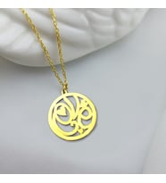 Vaoov 925 Ayar Gümüş Love Yazılı Kolye