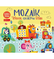 Mozaik Çıkartma Kitabı - Sarı