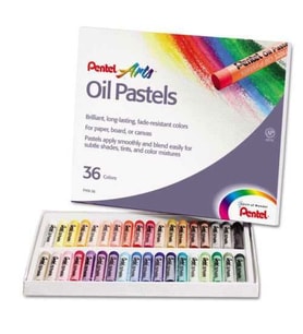 Pentel Arts Oil Pastels 36 Renk Yağlı Pastel Boya Seti 