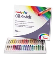 Pentel Arts Oil Pastels 36 Renk Yağlı Pastel Boya Seti 