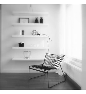 Modern Yeni Tarz Tel Sandalye Portatif Balkon Sandalyesi Dış Mekan Mobilya (SİYAH)