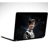 Atatürk Şayap Kalpak Laptop Sticker 17 inch (39X27CM)