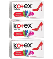 Kotex Tampon Normal 48 Li Set (3PK*16)