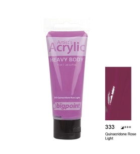 Bigpoint Akrilik Boya 75 ml Quinacridone Rose Light 333 