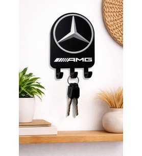 Mercedes Logolu Anahtar Askılığı – Duvar Tipi Anahtarlık Askısı 96x126mm