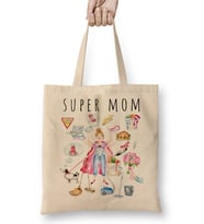 Supermom Süperanne 06 Bez Çanta Uzun Saplı