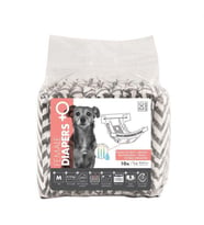 M-PETS DIAPERS DİŞİ KÖPEKLER İÇİN KÜLOT (M) 10LU
