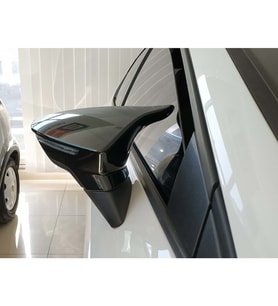 Seat Leon Mk3 Batman Yarasa Ayna Kapağı Piano Black 2012 2013 2014 2015 2016 2017 2018 2019 2020