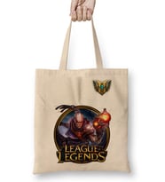 Lucian LoL League Of Legends Bez Çanta Uzun Saplı