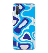 Xiaomi Mi 9 Lite Uyumlu Kapak Renkli Desen Tasarımlı Şeffaf Silikon Kılıf