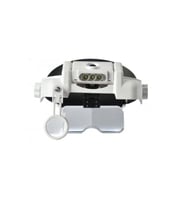 3 Led Lambalı Şapka Tıp Büyüteç 3lensli