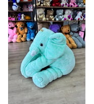 Peluş Fil Oyuncak 150 Cm Dev Boy - Koca Boy, Sevimli ve Renkli (Yeşil)