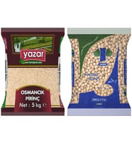 Yazar Osmancık Pirinç 5 Kg. + Koçbaşı Nohut 5 Kg.