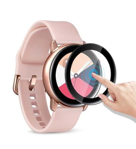 Galaxy Watch Active 2 40mm PPMA Pet Saat Ekran Koruyucu (Siyah)