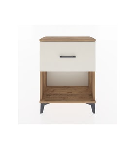 Arges Komodin Tek Çekmeceli 60x30x80 Çam-Aytaşı