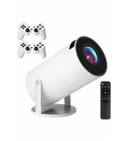 Mey İthalat® 4K Wireless Çift Kollu Kumandalı Oyun Projeksiyonu Video Oyunu