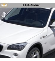B Rh (-) Sticker