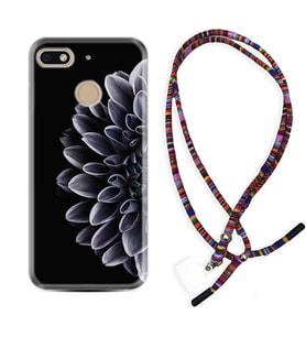 General Mobile GM8 Go GM9 GM20 Pro Plus Kılıf Boyun Asklı Rasta Silikon Çiçekler 1639