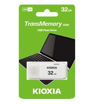 32GB USB2.0 KIOXIA BEYAZ USB BELLEK LU202W032GG4