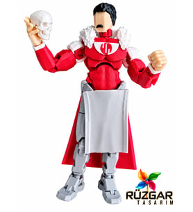 Invincible Thragg Tüm Eklemleri Hareketli Robot Dummy Aksiyon Figür Oyuncak Titan 13