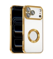 Apple iPhone 17 Pro Max Kılıf Kamera Korumalı Logo Gösteren Zore Omega Kapak