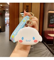 Sanrio Hello Kitty  Cinnamoroll  Sevimli Anahtarlık Cüzdan BEYAZ