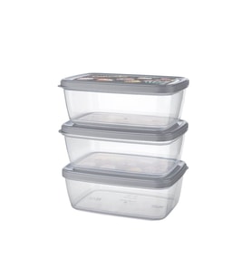 Saklama Kabı 3 Lü Set 1200 Ml