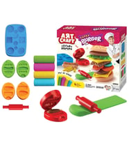Hamburger Oyun Hamur Seti 200 Gr. - Oyun Hamuru Seti - Hamur Setleri - Hamur Kalıpları