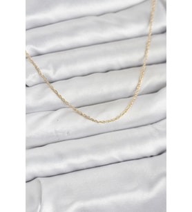 CM 14K Gold Renk Burgu Model 60 cm Kadın Kolye - TJ-BKO10932