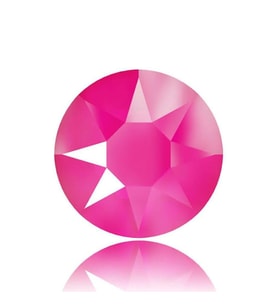 Hacimsel Neon Kristal Taş Pembe - 3D Parlak Nail Art Tırnak Süsü