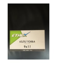 Ethex Kilitli Torba 9 cm x 11 cm 1.000'li Paket