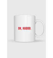 Ok Habibi Tasarımlı Kupa Bardak
