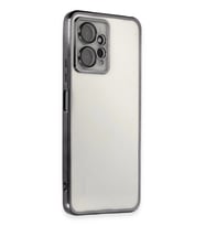 Redmi Note 12 4G Kılıf Lensli Silikon - Siyah