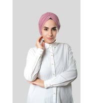 Gül Kurusu Drapeli Salaş Tesettür Bone Sandy Büzgülü 2315_18