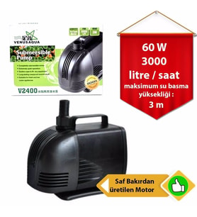 V2400 VENUSAQUA KAFA MOTORU 3000lt