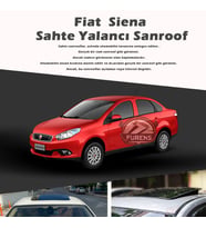 Fiat Siena Parlak Siyah Yalancı Çakma Sahte Sunroof