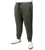 Mode XL Büyük Beden Eşofman Altı DarPaça Zippered 22501 Haki