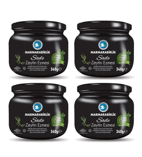 Marmarabirlik Zeytin Ezmesi 340 gr Sade x 4 Adet