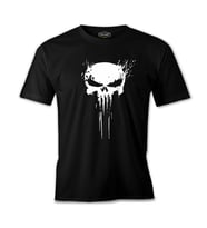 Punisher Skull Invisible Siyah Erkek Tshirt
