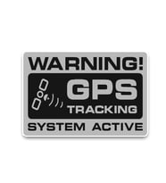 GPS takip sistemi aktif uyarı araba çıkartmaları Etiket 8CM