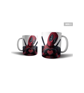 Pixxa Deadpool Kupa Bardak Model 6