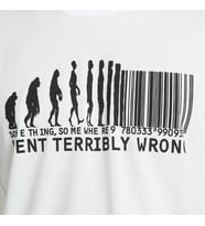 Bant Giyim - Barcode Beyaz Erkek T-shirt Tişört