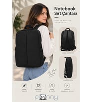 Pionny Notebook Sırt Çantası - Siyah
