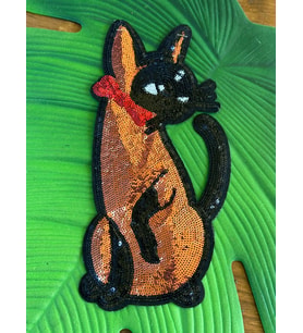 25X12 CM ÜTÜ İLE YAPIŞAN PUL PAYETLİ TASARIM ARMA APLİKE