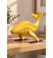 Balina Dekoratif Biblo - 22cm Büyük Boy